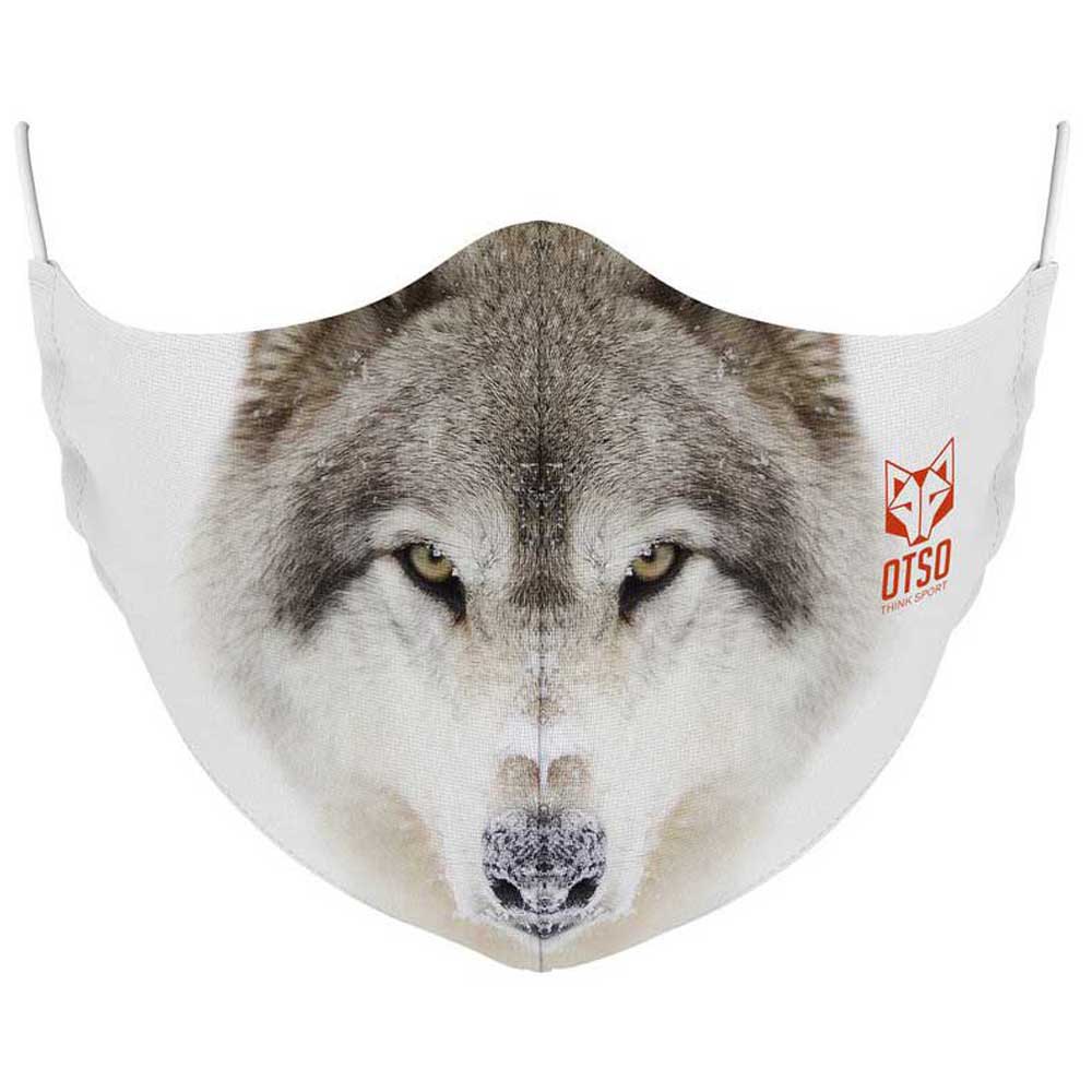 Otso FM-WOF20-UXS Animals Маска для лица Белая  Wolf Face XS