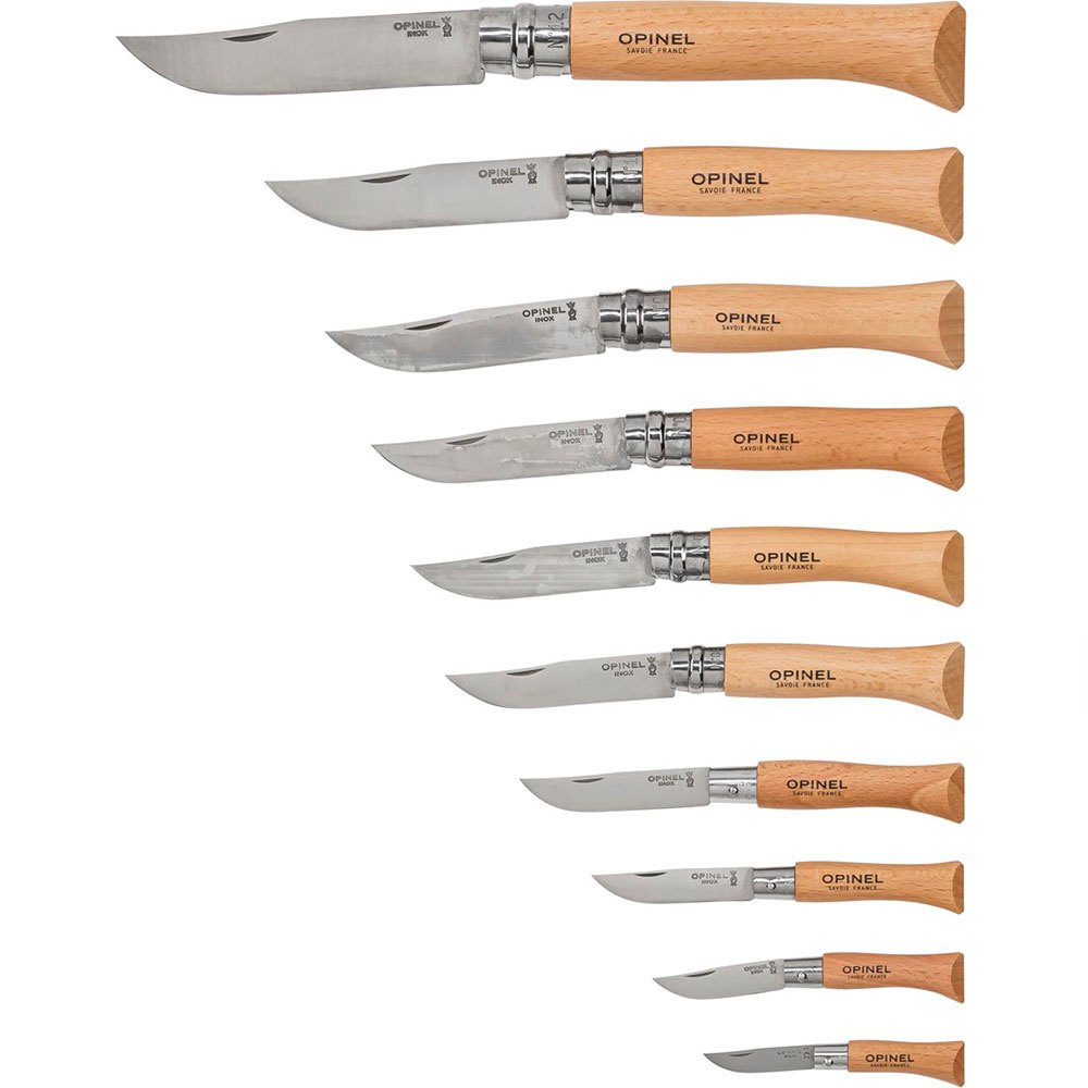Opinel 001314 Коллекционный набор Деревянная шкатулка 10 Штучные карманные ножи Коричневый