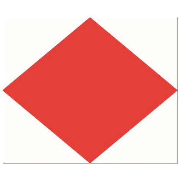 Talamex 27503306 Signal F Белая  White / Red 30 x 36 cm 