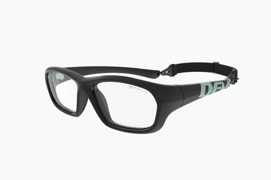 Купить Спортивные очки с диоптриями Demetz Softness R / Black / Light Mint Colorless Cat.0, softness514953 7ft.ru в интернет магазине Семь Футов