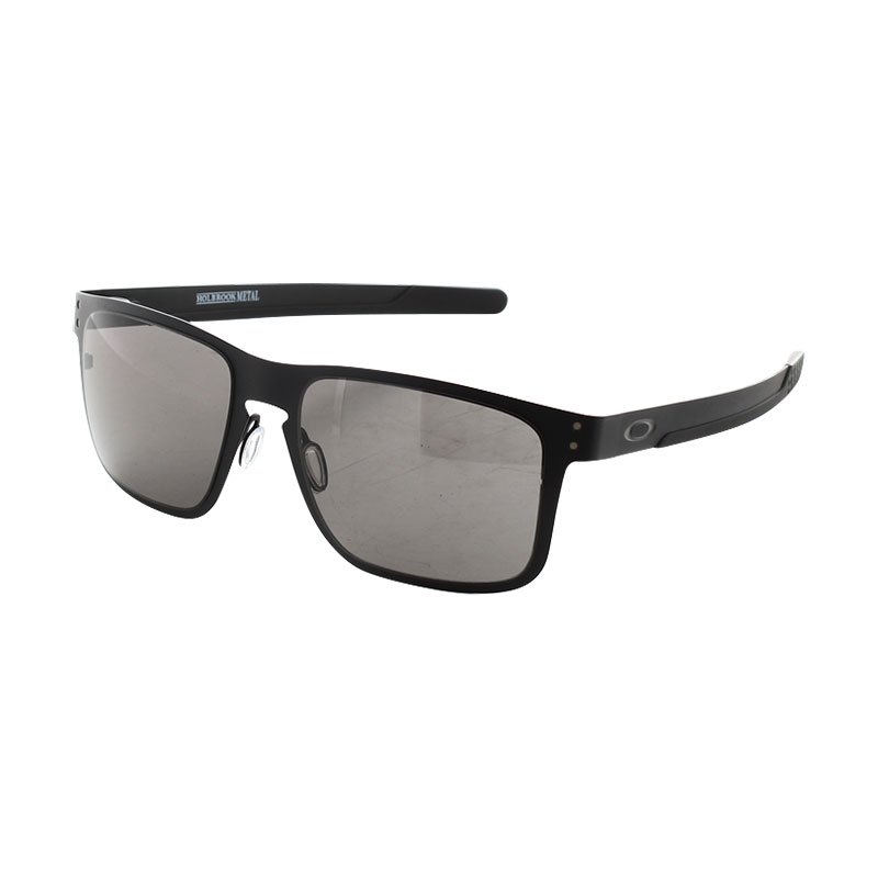 Oakley OO4123-1155 Holbrook Металлические поляризованные солнцезащитные очки Matte Black Prizm Grey/CAT 3