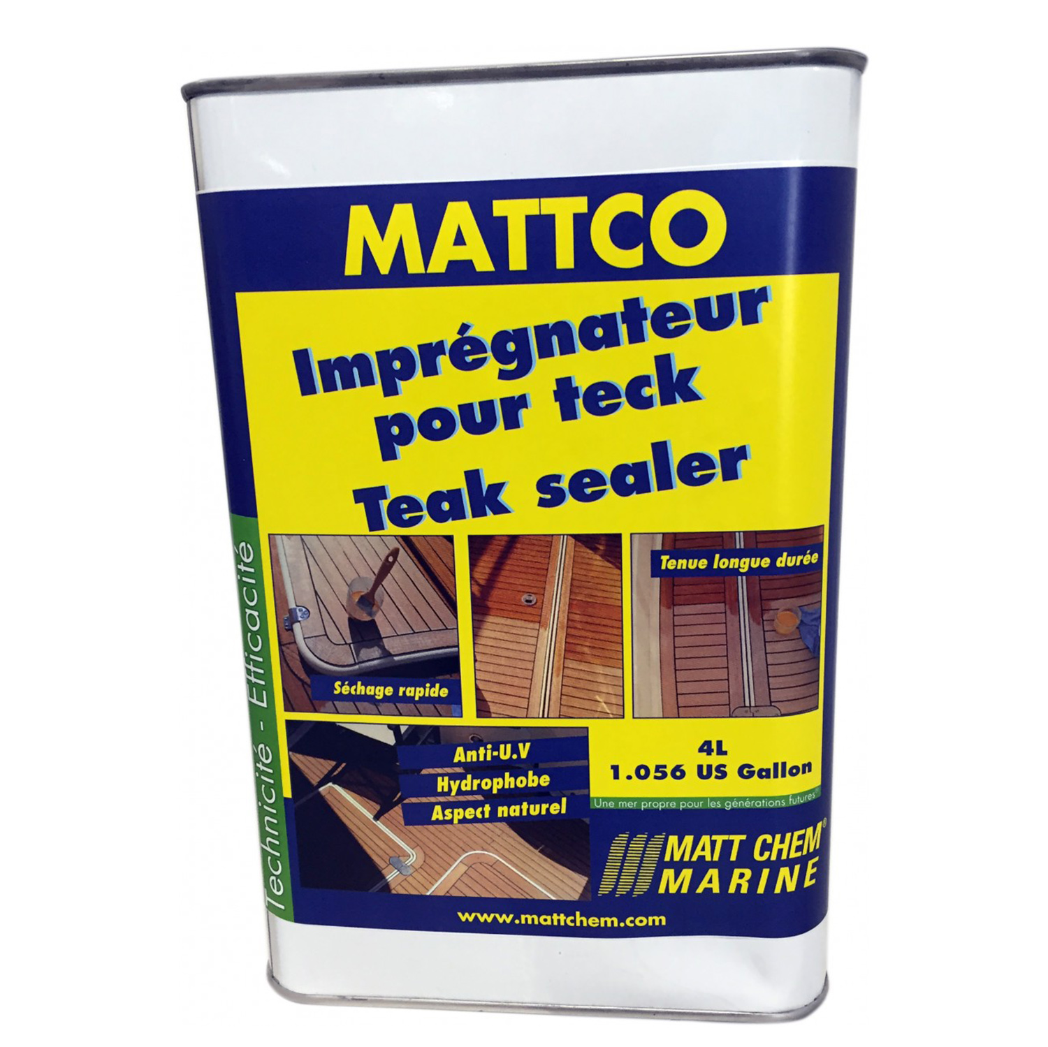 Купить Пропитка с янтарным оттенком Matt Chem Marine Mattco 327M.4 для тика 4л 7ft.ru в интернет магазине Семь Футов