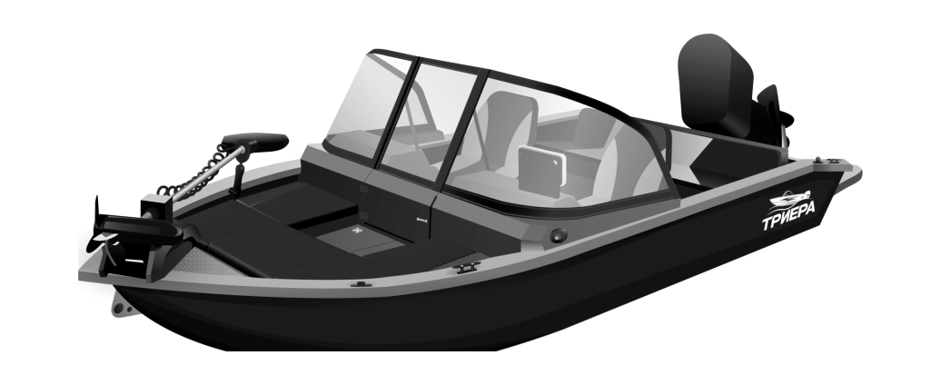 Купить Моторная лодка, Триера 460 BR_new, серый TR460BR_new 7ft.ru в интернет магазине Семь Футов