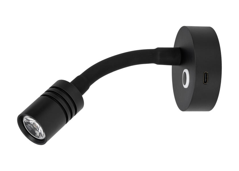 Купить SEATEC LED Reading Light with Dimmer & USB-C / black / warm white 31990-bvs 7ft.ru в интернет магазине Семь Футов