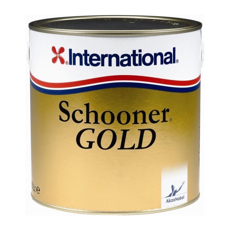 Лак для дерева с золотым оттенком International Schooner Gold YVA500/2.5L ультрафиолетовостойкий 2,5 л