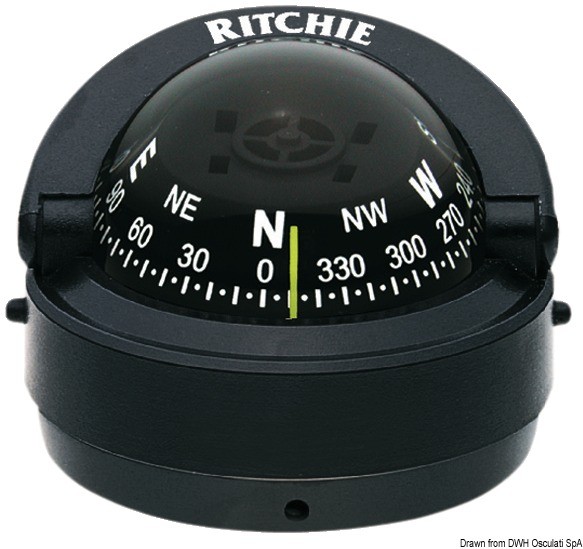 Купить RITCHIE Explorer extern. compass 23/4 black/black, 25.081.11 7ft.ru в интернет магазине Семь Футов