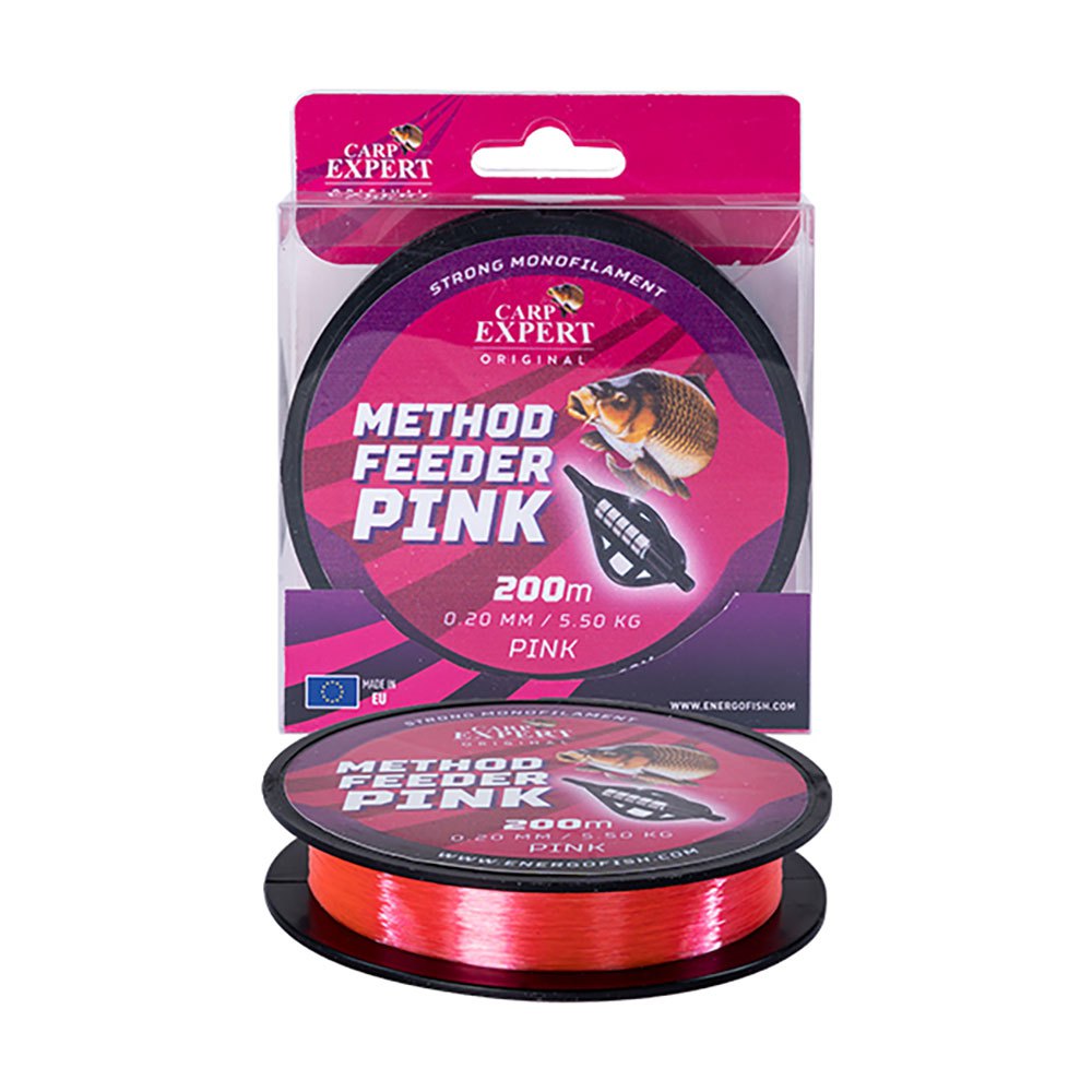 Carp expert 30127525 Method Feeder 200 m Монофиламент Pink 0.250 mm