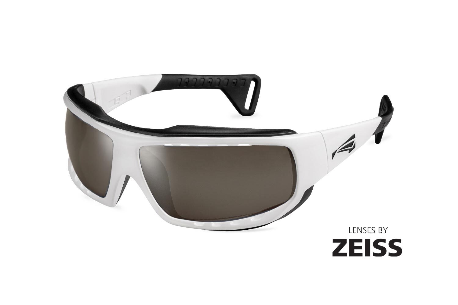 Спортивные очки LiP Typhoon / Gloss White - Black / Zeiss/ PA Polarized / Methane Brown
