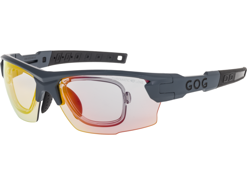 Купить Спортивные очки GOG Steno C / Matt Grey-Black / Photochromic Red Lens, e544-3cr 7ft.ru в интернет магазине Семь Футов