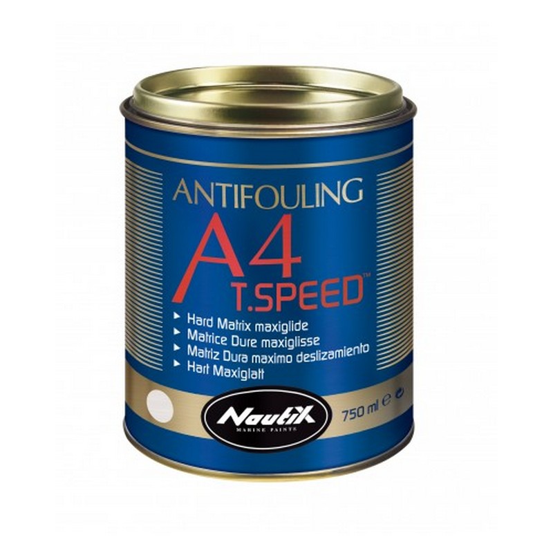 Краска необрастающая твёрдая синяя Nautix A4 T.SPEED 150770 0,75л для гоночных судов