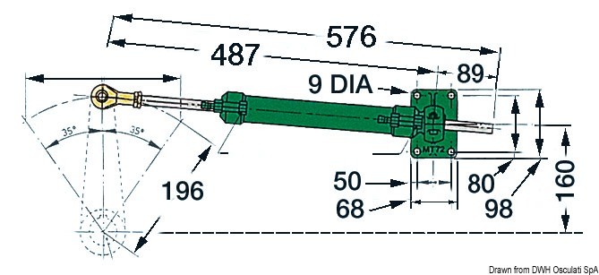 Купить VETUS MT72 steering system single, 45.080.10 7ft.ru в интернет магазине Семь Футов