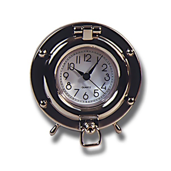 Часы настенные «Иллюминатор» Foresti & Suardi HORL046B Ø90мм из олова