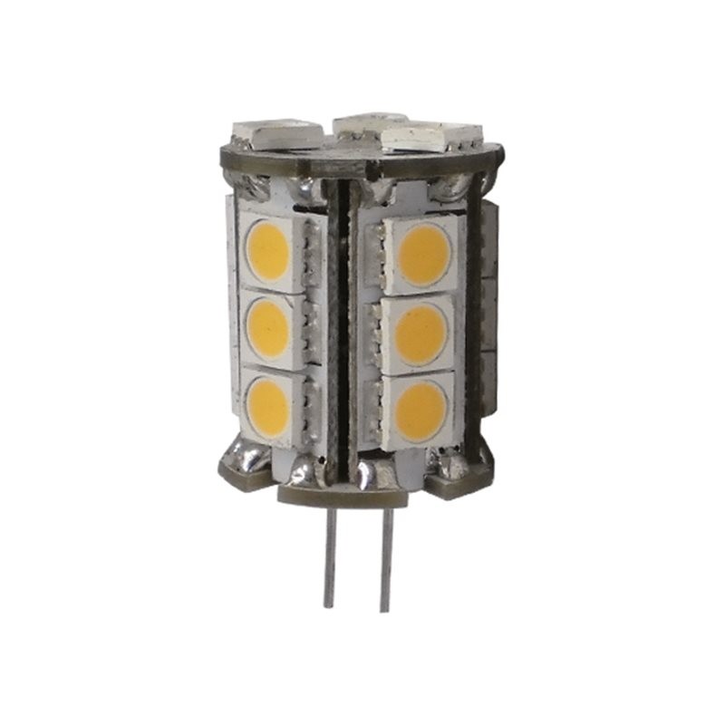 Лампочка светодиодная вертикальная Foresti & Suardi LAM.G4BLED.3000 G4 10 - 30 В 3,2 Вт 18 светодиодов