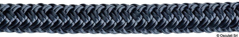 Купить Сверхпрочный трос двойного плетения из синего полиэстера 100 м диаметр 14 мм, Osculati 06.468.14 7ft.ru в интернет магазине Семь Футов