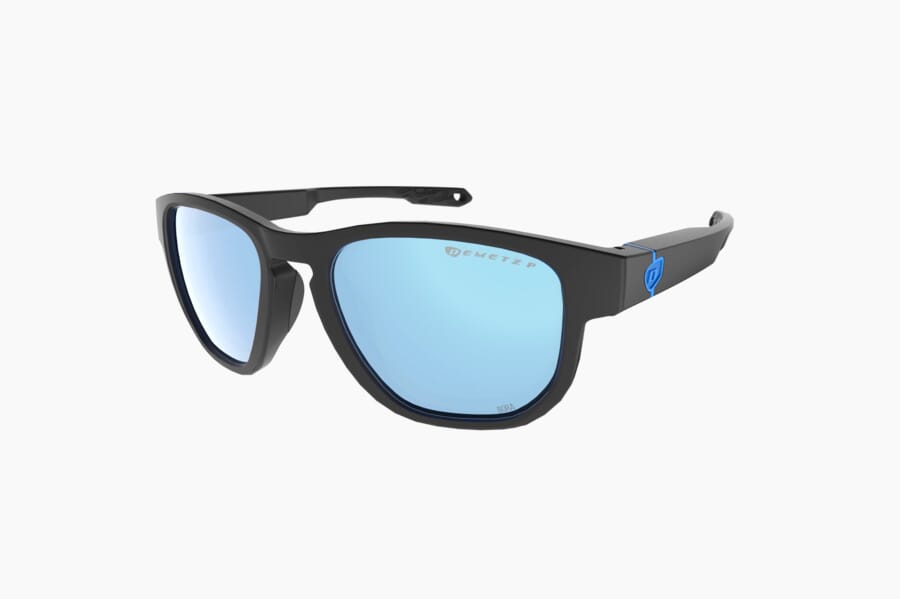 Купить Спортивные очки Demetz Float-D / Black Matt / Blue Brown Polarized with Blue Mirror Cat.3, floatd51kf55 7ft.ru в интернет магазине Семь Футов