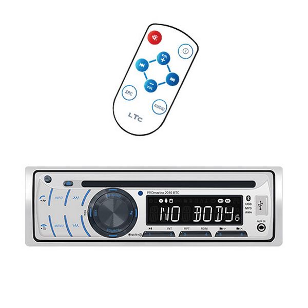 Радиоприемник с CD-проигрывателем LTC PROMarine 2010 3091 Bluetooth 4 x 65 Вт