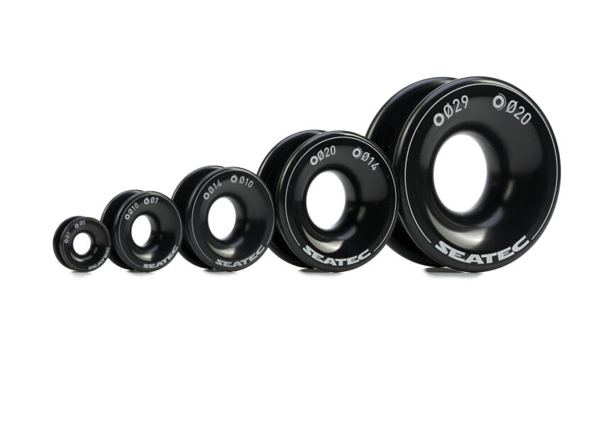 Купить SEATEC Алюминиевый наперсток с покрытием из ПТФЭ/кольцом с низким коэффициентом трения / Для каната Ø: 16 - 20 мм. 7ft.ru в интернет магазине Семь Футов