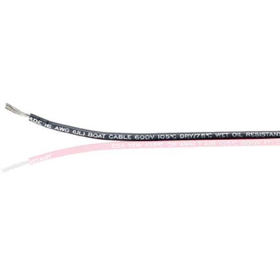 Ancor 639-153110 Плоский ленточный кабель 30.5 M Черный Grey 1.31 mm2 