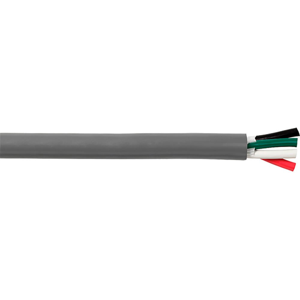 Cobra wire&cable 446-B6G16T40100FT Круглый многожильный луженый медный кабель 16/4 30.5 m Золотистый Grey / Black / White / Green / Red