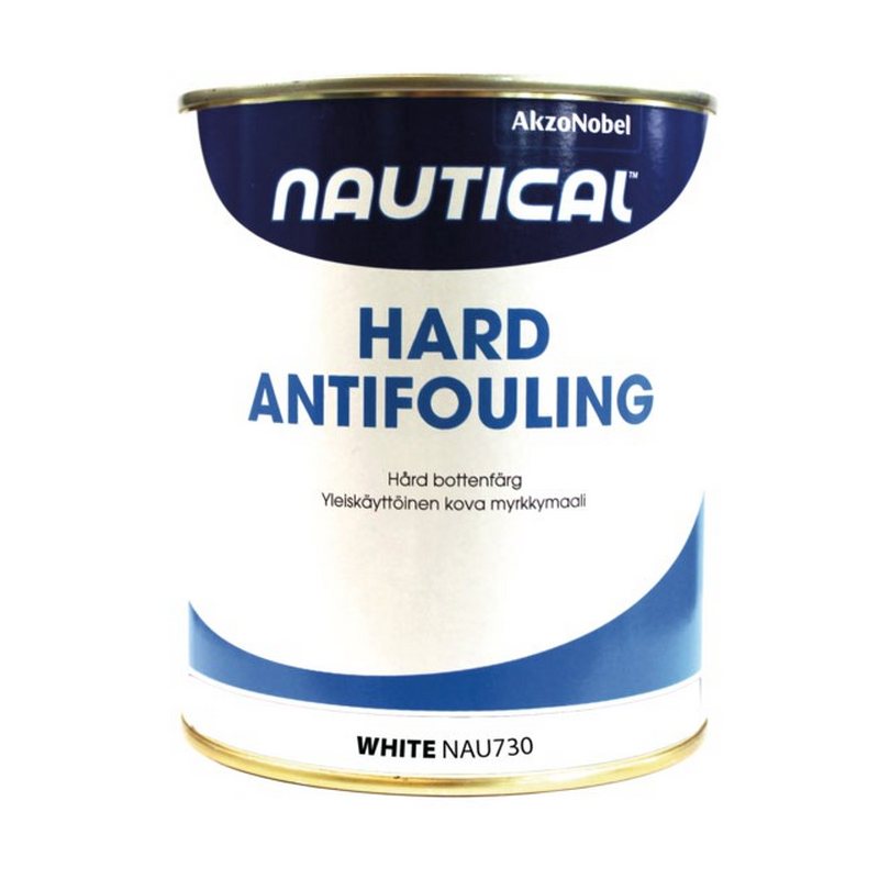 Краска твёрдая необрастающая Nautical Hard Antifouling NAU730/750AW 750 мл белая
