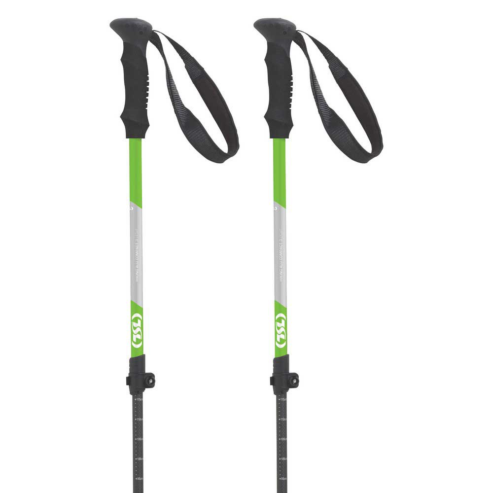 Tsl outdoor PFBHAC3L Hiking Aluminium Comp 3 Light Поляки Серый Grey / Green 60-125 cm