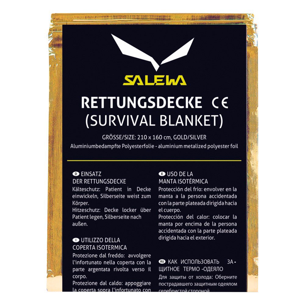 Salewa 00-0000002380-0999-UNI Survival Blanket Серебристый  Gold  /  Silver 210 x 160 cm