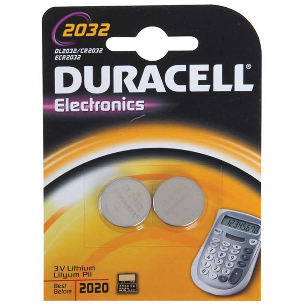 Duracell BAT/DUR2032 Pack 2 DL2032 Серебристый  Silver