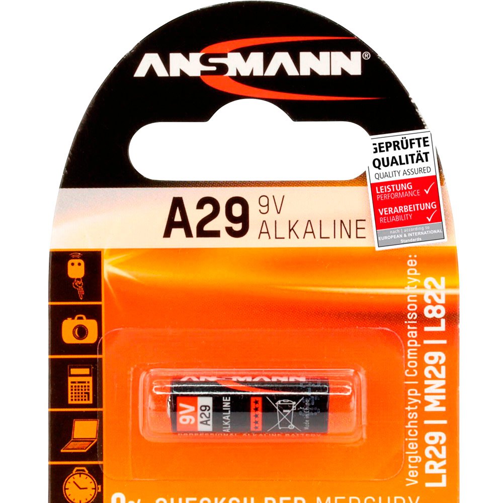 Ansmann 1510-0008 A 29 LR 29 Аккумуляторы Черный Black