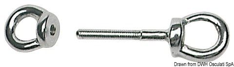 Купить Ch.br double eye bolt 8x80mm, 39.170.90 7ft.ru в интернет магазине Семь Футов