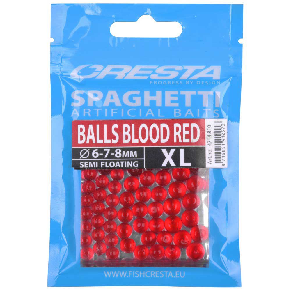 Cresta 4714-810 Spaghetti Balls Искусственные наживки XL Красный Blood Red