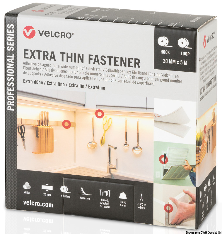 Купить VELCRO® Brand EXTRA THIN Fastener, 65.453.05 7ft.ru в интернет магазине Семь Футов