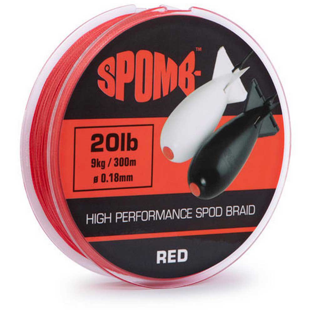 Spomb DBL001 Braid 300 M Красный  Red 0.180 mm 