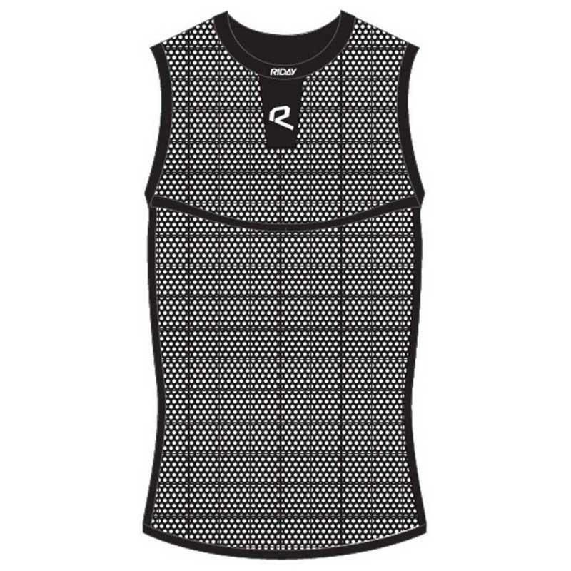 Riday RIDNSM0001-015#III Безрукавная базовая футболка Lightweight Серый Black L-XL