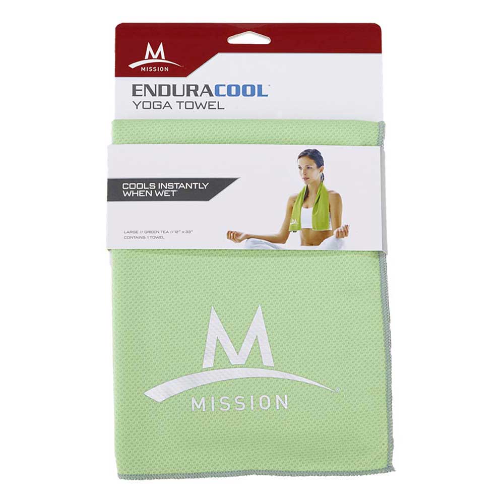 Mission 107156IN полотенце Enduracool Yoga L Зеленый Green Tea 84 x 31 cm