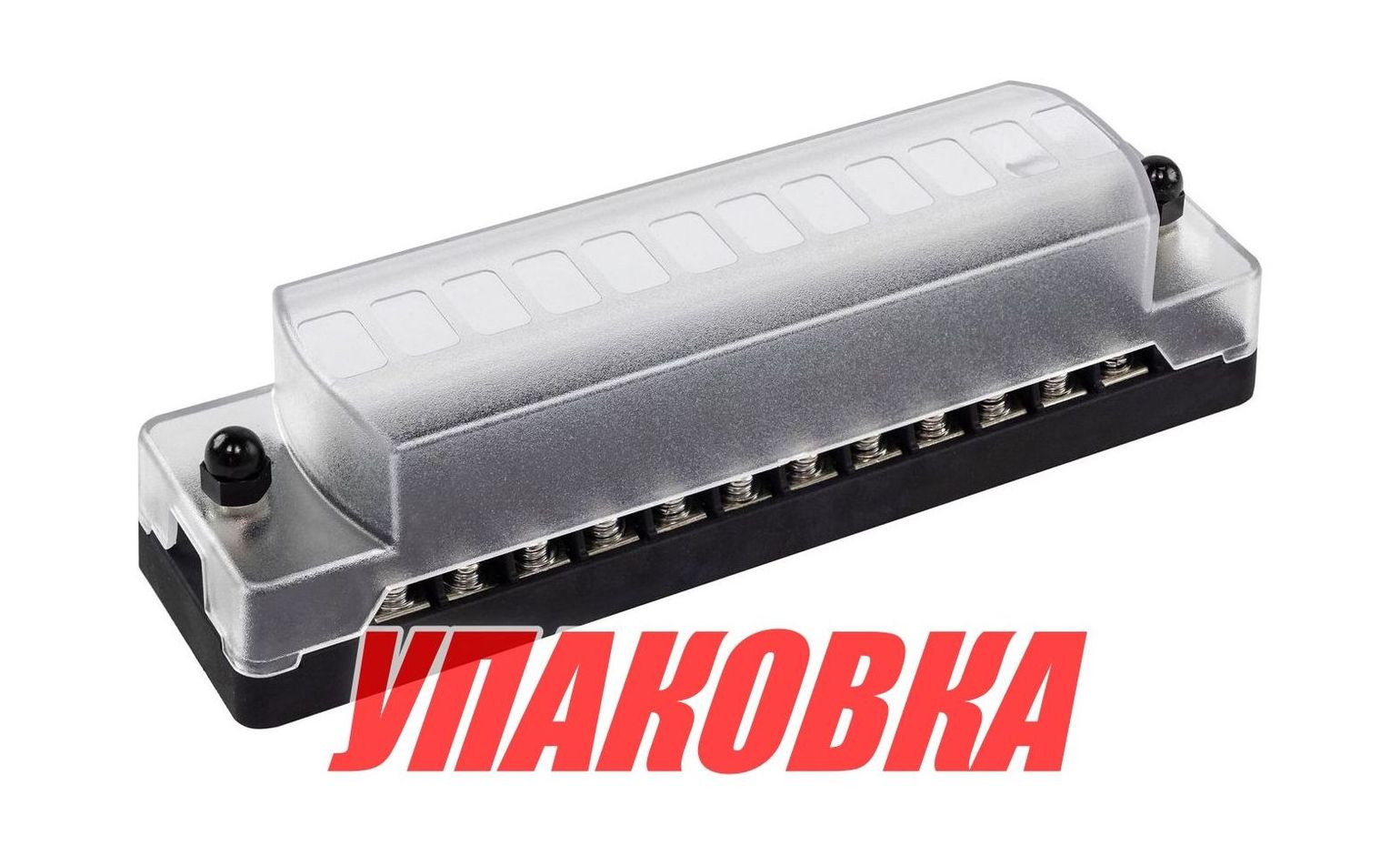 Купить Блок на 12 предохранителей с общими шинами (+/-), Marine Rocket (упаковка из 10 шт.) MRFB00068_pkg_10 7ft.ru в интернет магазине Семь Футов