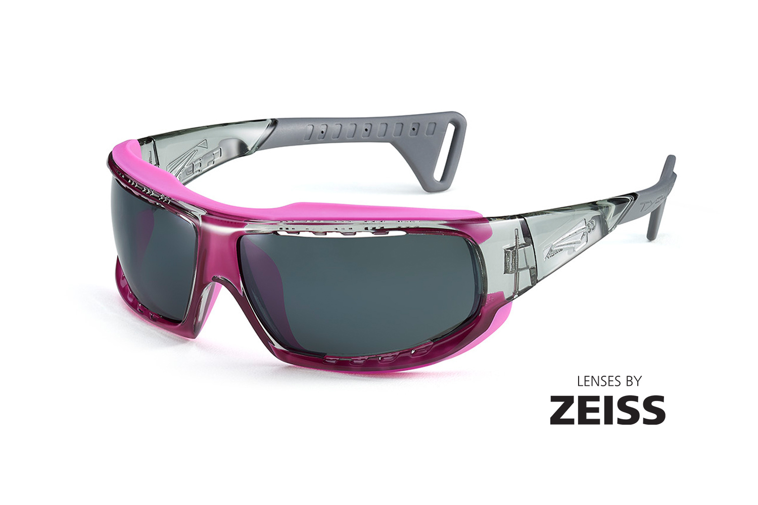 Спортивные очки LiP Typhoon / Gloss Trans. Grey / Pink / Zeiss/ PA Polarized / Tri-Pel Methane Smoke