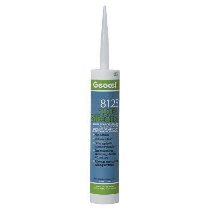 Geocel 574-GC68112 8125 Силиконовый герметик с высокими эксплуатационными характеристиками Белая White 10.3 Oz 
