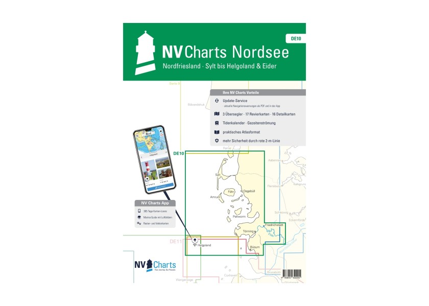 Купить NV VERLAG NV Atlas DE10: Северо-Фризские острова, от Зильта до Гельголанда и Гаги. 7ft.ru в интернет магазине Семь Футов