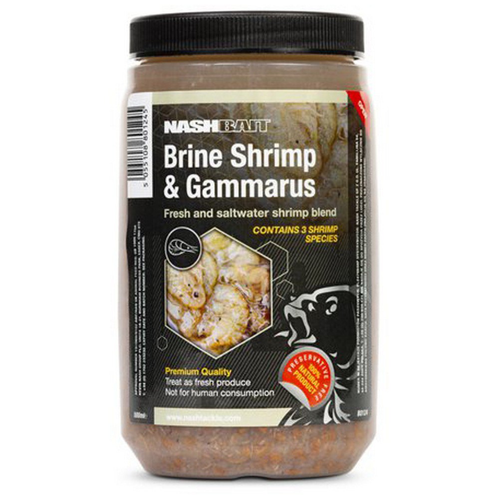 Nash B0124 Brine Shrimp&Gammarus Прикормка 500ml Золотистый