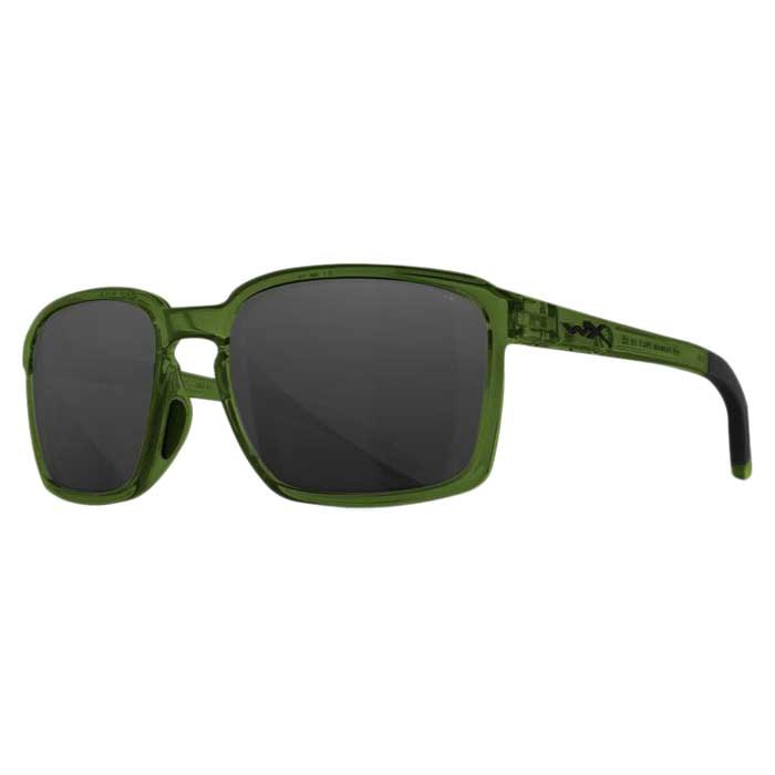 Wiley x AC6ALF05-UNIT поляризованные солнцезащитные очки Alfa Crystal Green Frame