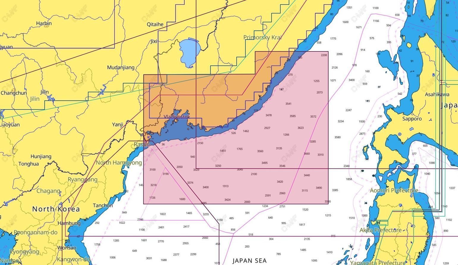 Карта MAX Кенсонский залив-Пластун C-MAP M009_