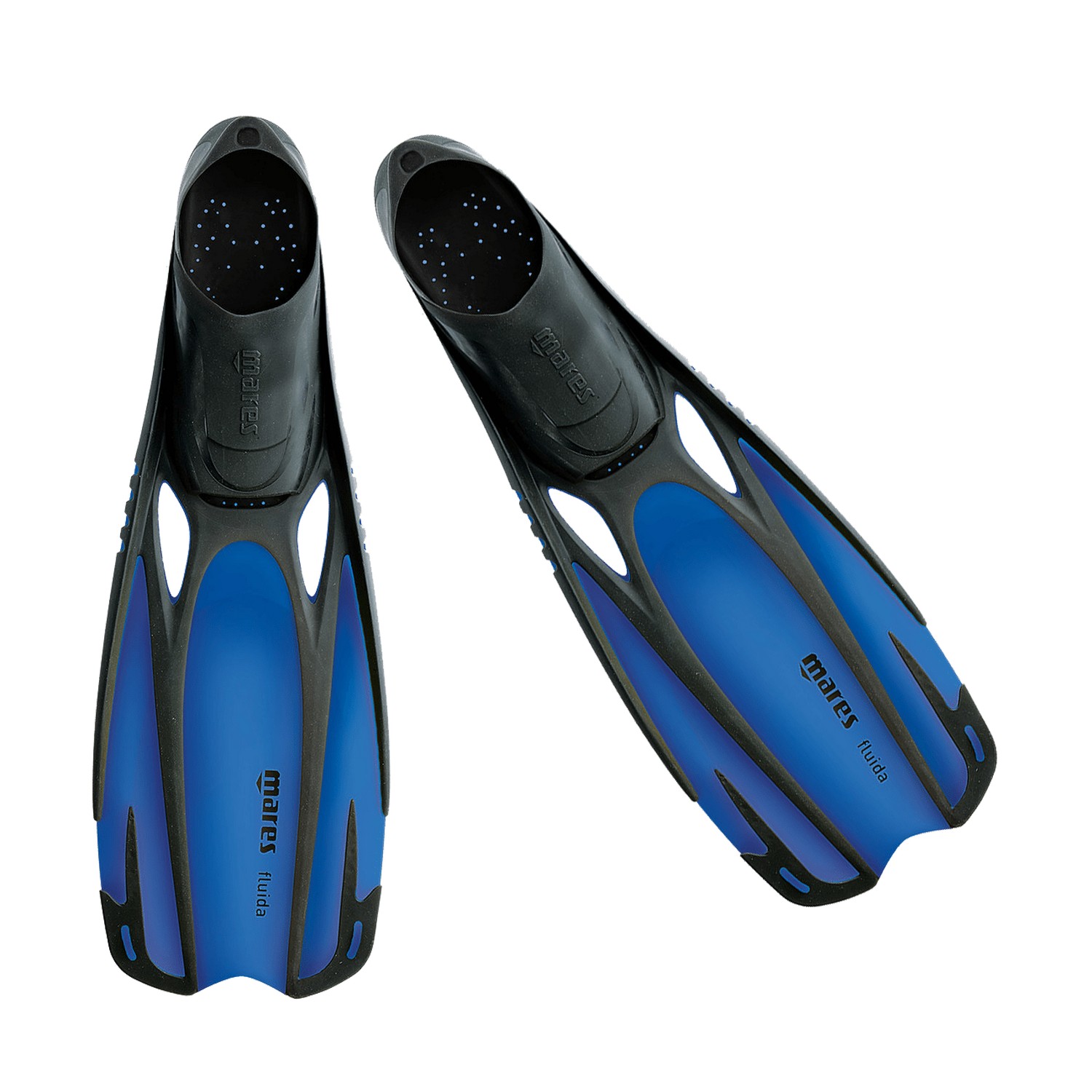 Ласты для плавания нерегулируемые Mares Fluida 410329 размер 36-37 синий