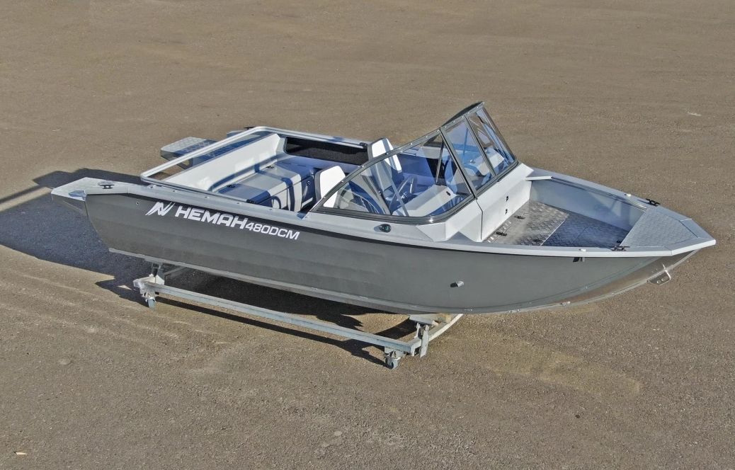 Купить Моторная лодка, Неман 480 DCM FISH, св.серый-серый NEM480DCM-FISH_lg-gr 7ft.ru в интернет магазине Семь Футов