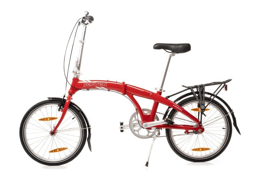 Купить SEATEC MARIN Aluminium Compact Folding Bike / 20 inch / red 86182-bvs 7ft.ru в интернет магазине Семь Футов