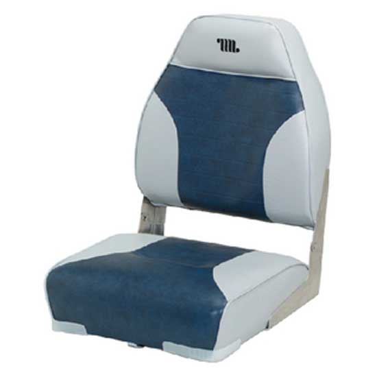 Wise seating 144-8WD588PLS660 High Back Boat Seat Белая  Grey / Navy 533 x 432 x 232 mm 