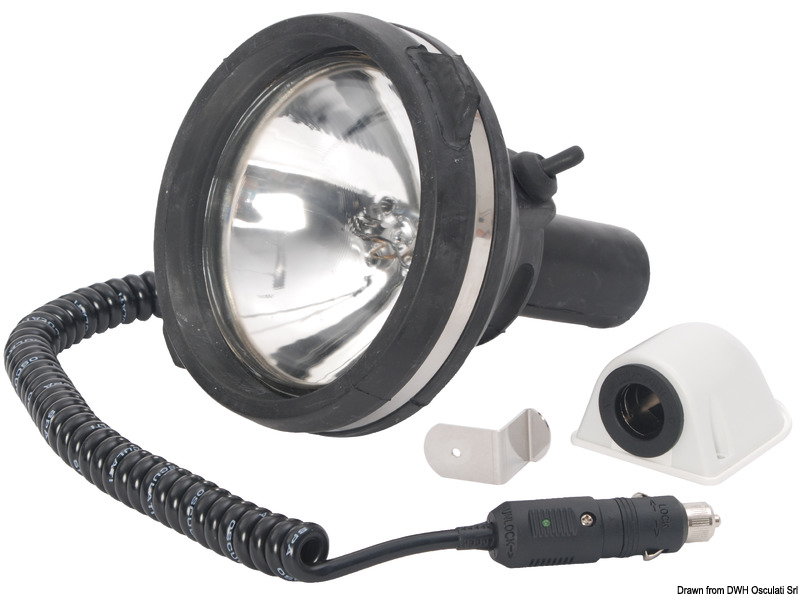 Купить Прожектор светодиодный Utility Rubber Spot 12/24В 24Вт до 100/600м, Osculati 13.018.01 7ft.ru в интернет магазине Семь Футов
