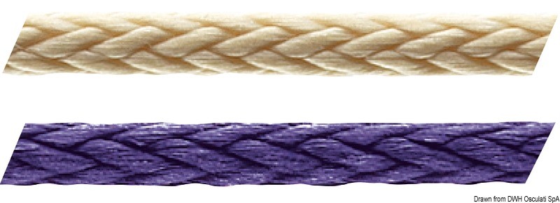 Купить Трос плетеный без сердечника Marlow Excel V12 200 м диаметр 2.5 мм, Osculati 06.425.25VI фиолетовый 7ft.ru в интернет магазине Семь Футов
