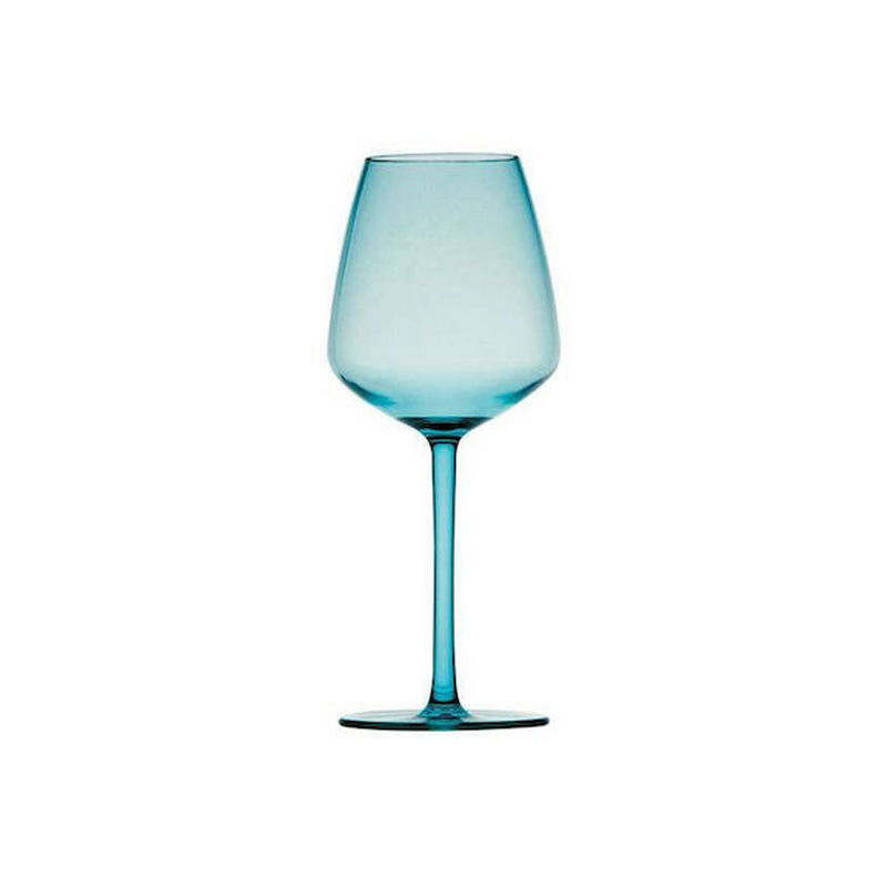 Набор квадратных бокалов для вина Marine Business Square 16814 325мл 6шт из голубого тритана