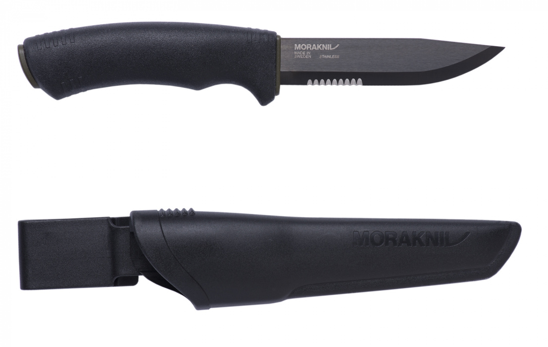 Купить Нож Morakniv Bushcraft Black SRT 12417 Mora of Sweden (Ножи) 7ft.ru в интернет магазине Семь Футов