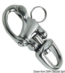 Купить Double-joint snap-shackle for spi AISI 316 105 mm, 09.846.02 7ft.ru в интернет магазине Семь Футов